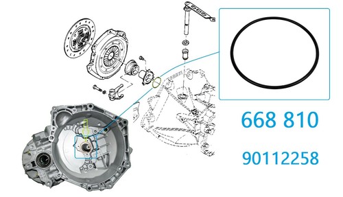 Oring führung ausrücklager - oring,